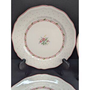 Sango Country French Chateau 3920 Hyon Yi 7 1/2 Inch Bread Plate Lot of 4